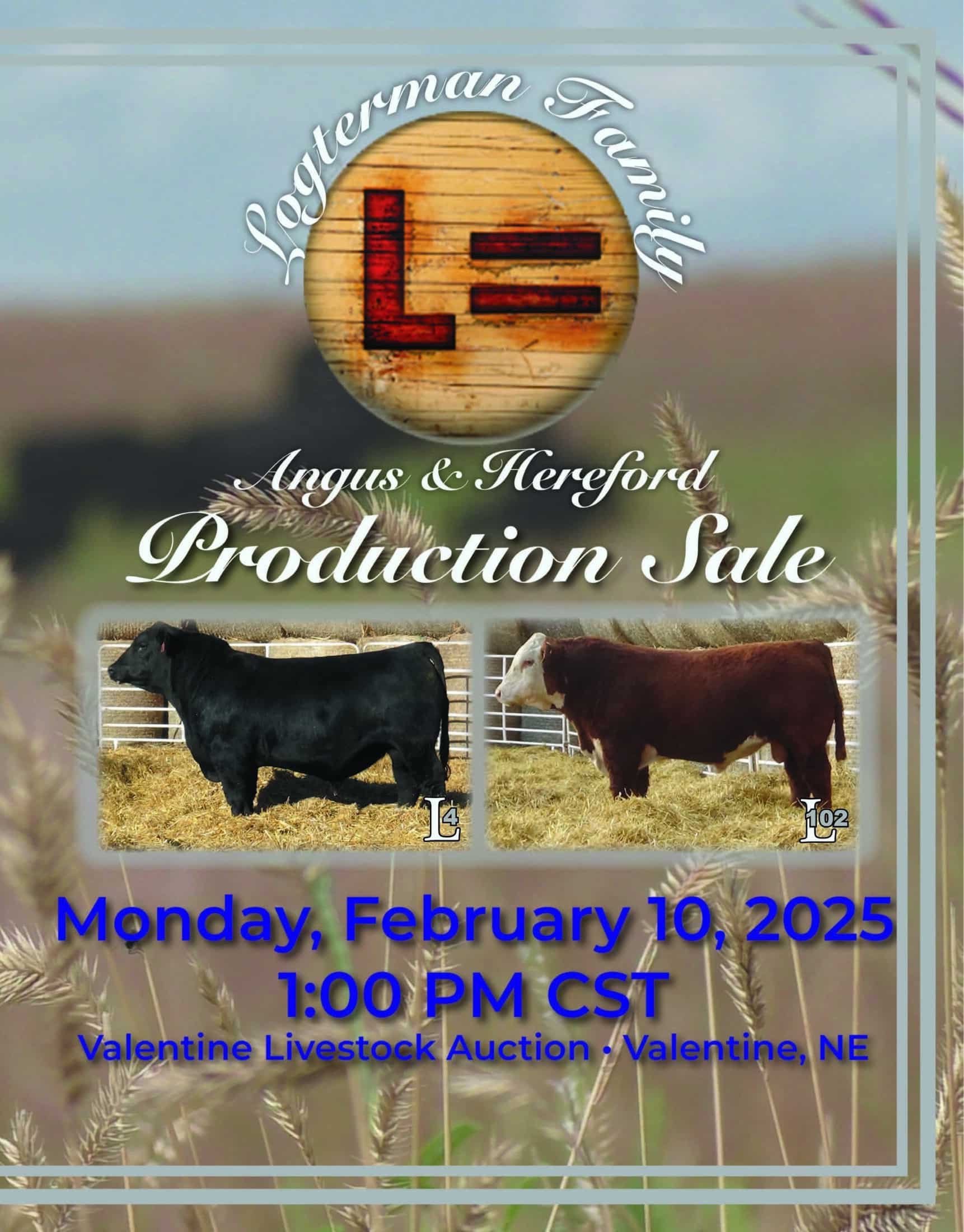 Logterman Family Production Sale - Smart Cattle-Logs